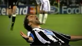 CHAMPIONS LEAGUE HIGHLIGHTS JUVENTUS 31 REAL MADRID  14052003 [upl. by Lennaj]