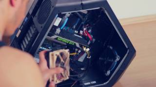 Alienware Area51 R2 Fan Upgrade to Corsair SP120 Performance [upl. by Chitkara579]