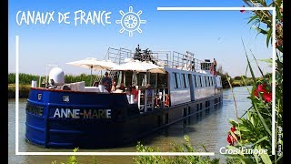 Croisière en France à bord dune péniche sur le canal de Provence  CroisiEurope [upl. by Ash]