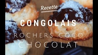 Rochers Noix de Coco  Chocolat recette facile [upl. by Afra]