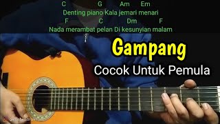 Kunci Gitar YANG TERLUPAKAN  Iwan Fals  Denting Piano Kala Jemari Menari [upl. by Lemon549]