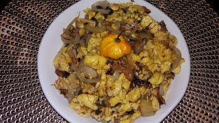 Authentic Jamaican Ackee and Saltfish From Scratch [upl. by Silvana355]