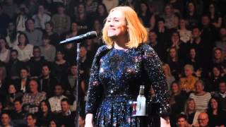 Adele 07032016  Manchester Arena Singing And Talking To Fans [upl. by Timoteo819]