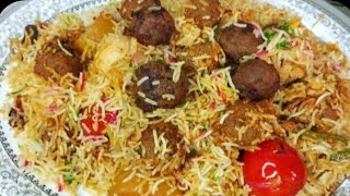 Kofta biryani recipe its very tasty and yummy [upl. by Haig14]