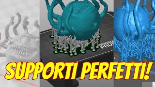 Come creare supporti PERFETTI Tutorial stampa 3d SLA [upl. by Nishi399]