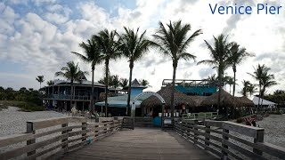 Venice Fishing Pier Sharkys in Venice Florida 4K Walk [upl. by Gally424]