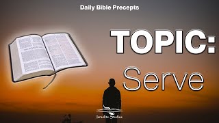 Daily Bible Precepts  Word Topic Serve [upl. by Calandria]