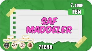 Saf Maddeler 📗 tonguçCUP 2Sezon  7FEN8 2024 [upl. by Downall]