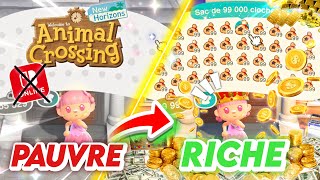 COMMENT AVOIR BEAUCOUP DE CLOCHETTES SANS ONLINE dans ANIMAL CROSSING NEW HORIZONS  💸 [upl. by Aisya]