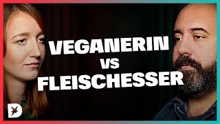 Veganerin vs Fleischesser Dürfen wir Tiere zum Essen töten  DISKUTHEK [upl. by Notsirt]