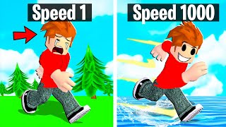 UPGRADING CHOP TO BECOME THE FASTEST MAN INSIDE ROBLOX [upl. by Jacoba651]