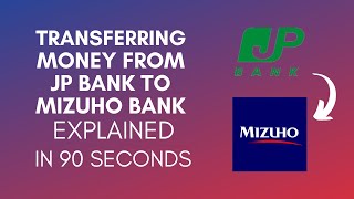 How To Transfer Money From JP Bank To Mizuho Bank [upl. by Ecined]