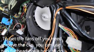 DIY Blower fan replacement Volvo 240 AC Plz subscribe [upl. by Nyroc]