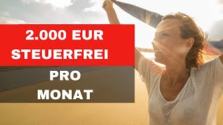 Aufatmen für Rentner Steuerfreiheit bis 2000 Euro im Monat [upl. by Eerihs]