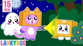 Where are You LankyBox  Foxy and Boxy Get Lost  LankyBox Channel Kids Cartoon [upl. by Ardaed232]