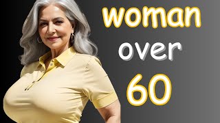 Natural Older Woman Over 60  Natural Older Women Over 60 Dresses [upl. by Oniratac]