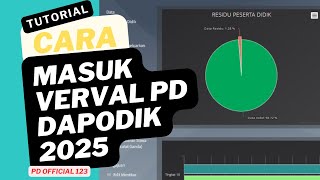 PANDUAN MASUK VERVAL PD DAPODIK 2025 SERTA CONTOH PENGGUNAANNYA [upl. by Ribal]