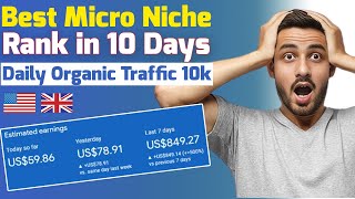 Best Low Competition Micro Niche to Work in 2024  High Traffic Micro Niche Revealed [upl. by Elvie]