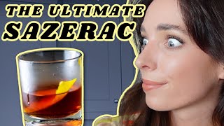 HOW TO MAKE THE BEST SAZERAC COCKTAIL  New Orleans Rye Whiskey Classic Cocktails  Ciara O Doherty [upl. by Eolanda]