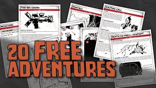 20 FREE ICRPG Adventures and Which You Should Try First [upl. by Nnalorac]