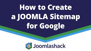 How to Create a Joomla Sitemap for Google [upl. by Airdni]