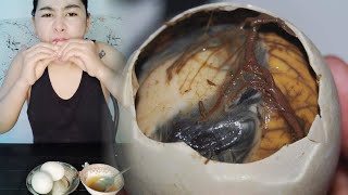 Kain tayo ng Balut Fertilized duck egg Food ASMR [upl. by Sirod301]