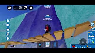 Playing expedition Antarctica first level Roblox [upl. by Yrtnahc572]