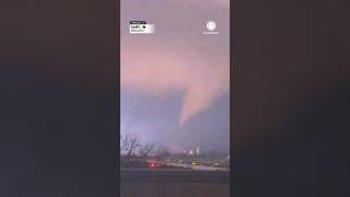 Tornadoes Sighted in Illinois Indiana [upl. by Aelrac17]