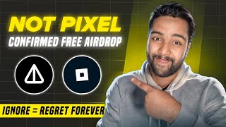 Not Pixel by NotCoin Airdrop  How to Play Not Pixel Telegram Airdrop  How Much Profit in Not Pixel [upl. by Solracsiul]