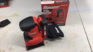 Honest Review Of The Bauer Cordless 14 Sheet Sander With Dust Collection [upl. by Grewitz]