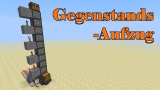 MinecraftTutorial GegenstandsAufzug Item Elevator mit Dropper PMT067 DE HD [upl. by Patton596]