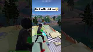 Bro is not slick 😭🙏 fortniteshorts 200iq fortniteclips [upl. by Nosylla538]