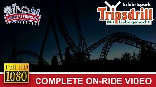 Karacho bei Nacht  POV OnRide im Erlebnispark Tripsdrill [upl. by Eissel]