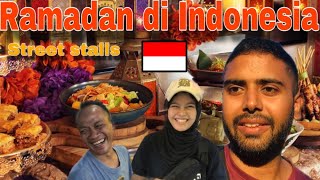 Ramadan in Indonesia 🇮🇩  Street Food in ramadan  Ramadan di Indonesia  ramadan vlog in Jakarta [upl. by Airetahs195]