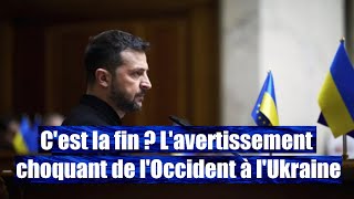 Zelensky sous pression  Lultimatum de lOccident [upl. by Ashly]