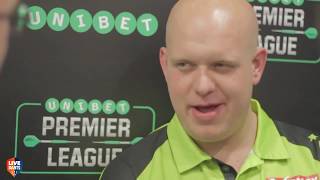 Michael van Gerwen 2018 Premier League Darts champion press conference [upl. by Ibrab150]