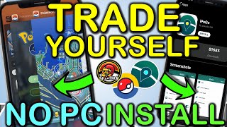 iPoGo iSpoofer and SpooferX DOWNLOAD ✅ Pokemon GO Spoofing iOS NO PC ✅ Trade YOURSELF in Pokemon GO [upl. by Ahsaeyt]