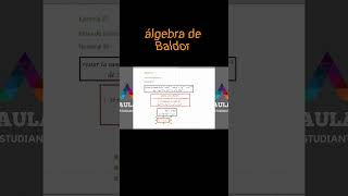 Solución álgebra de Baldor algebra tutorial algebradebaldor math educacion mathstrick baldor [upl. by Iel]