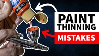 Common Airbrush Paint Thinning Mistakes [upl. by Katharine]