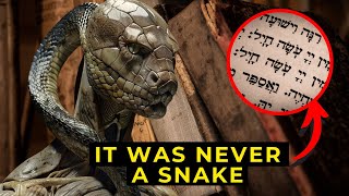 THE SERPENT IN GENESIS IS NOT A SERPENT HEBREW TEXT FOUND REVEALS THE TRUTH [upl. by Merari]