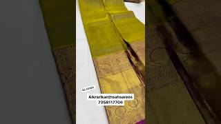 Dual tone colour just Rs12000 alkrsrikanthsahsarees [upl. by Eizus]