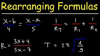 How To Change The Subject of a Formula  GCSE Maths [upl. by Alderman326]