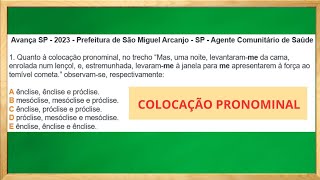 💡COLOCAÇÃO PRONOMINAL PRÓCLISE MESÓCLISE E ÊNCLISE [upl. by Ahsinal]