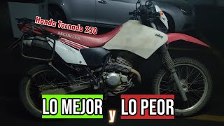 Honda Tornado 250  Opinión después de 21 mil km de Viaje [upl. by Thom64]