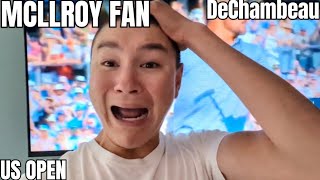 Rory McIlroy Fan Reacts to loss vs Bryson DeChambeau 124th US Open [upl. by Tsnre]