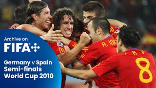 FULL MATCH Germany vs Spain 2010 FIFA World Cup [upl. by Hagerman]