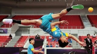 KHAIROL ZAMAN GAME PLAY IN STL 2023🔥sepaktakraw rollspike salto stlsports [upl. by Lrem]