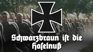 Schwarzbraun ist die Haselnuß  Marschlied  English Subtitles [upl. by Wiltz]