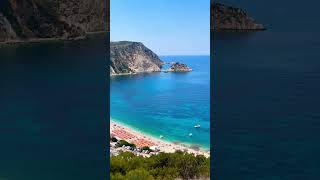 travel Myrtos Beach Cephalonia 🇬🇷🇬🇷🇬🇷 [upl. by Eitsyrhc]