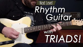 Learn These Simple Triads to Improve Your Rhythm Guitar Skills [upl. by Marylynne]